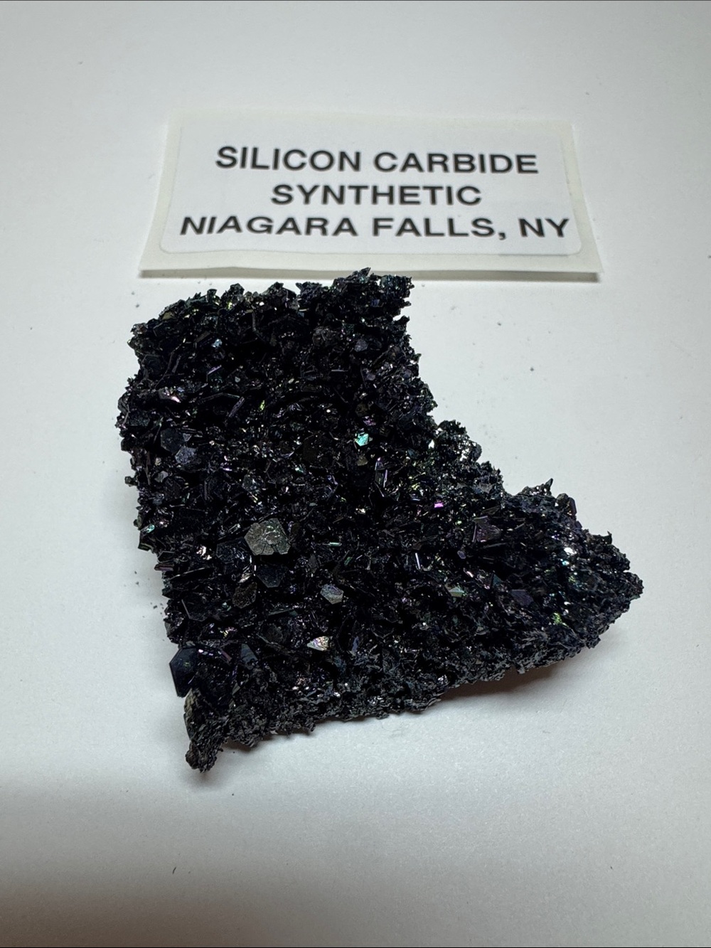 Mineral rock : Silicon Carbide , Synthetic